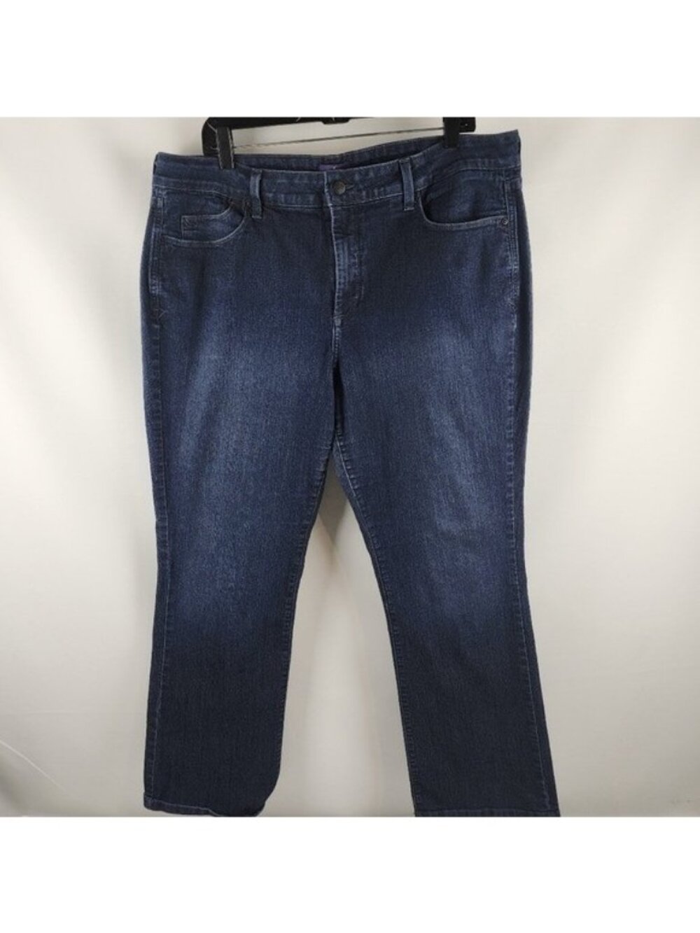 NYDJ Womens Billie Mini Bootcut Medium Wash Jeans Plus Size 18WP